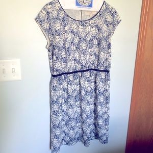 LOFT petite cap-sleeve dress.